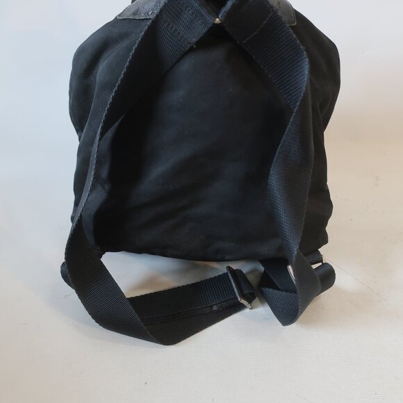 Womens Prada Milano 104 Black Nylon Shoulder Backpack Designer Handbag - Picture 8 of 14